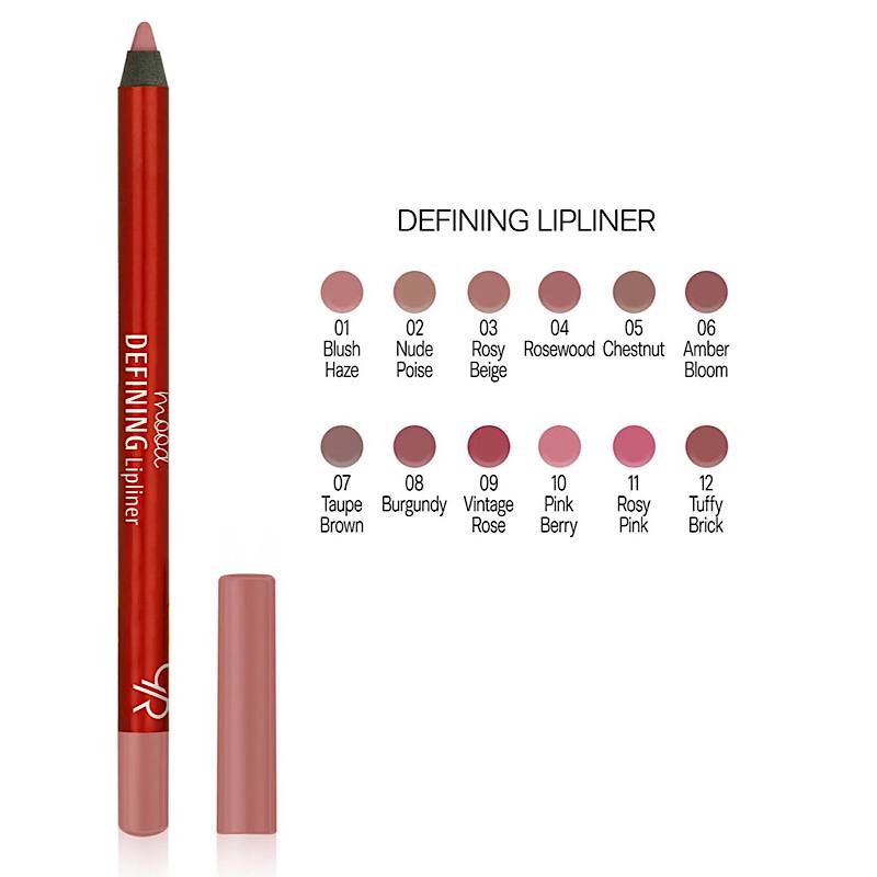 خط لب دیفاینینگ گلدن رز مدل Defining