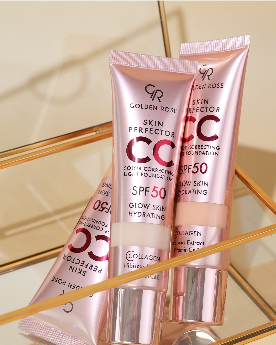 Skin Perfector CC Light Foundation سی سی کرم اسکین پرفکتور گلدن رز